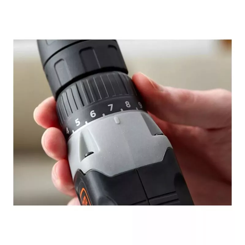 BLACK & DECKER BCD001C2-QW | Belaidis sukamasis gręžtuvas | 18 V | 2x1.5 Ah | Ličio jonų