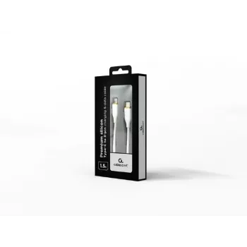 USB laidas GEMBIRD 1,5 m — CC-USB2S-CM8PM-1.5M-W, USB A kištukas į USB Mini-B 8 kaiščių