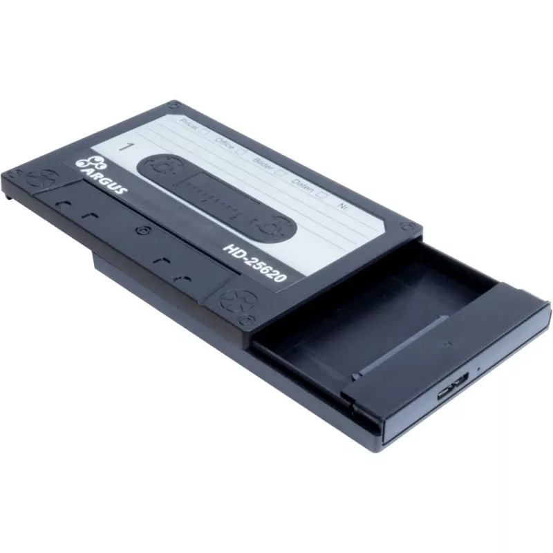 Išorinis HDD dėklas Inter-Tech HD-25620 Juoda Balta 2.5 colio