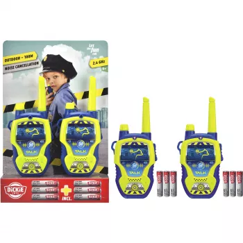 Radioryšlio rinkinys Dickie Police 2.4 GHz, 2 vnt., modelis 201118197