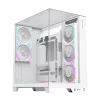 Gamemax INFINITY PRO WH ATX korpusas baltas