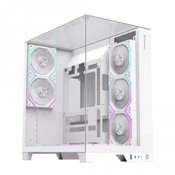 Gamemax INFINITY PRO WH ATX korpusas baltas