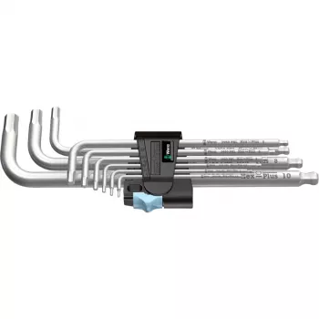 Wera 05073544001 šešiabriaunių raktų L formos rinkinys Metrinis 9 vnt