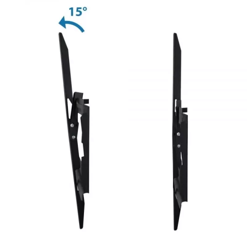 TV laikiklis ant sienos Esperanza HYPNOS 177,8 cm (70 inch) juodas, maks. 30 kg