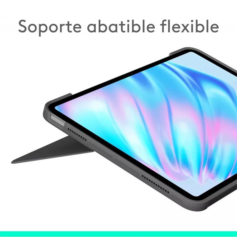 Logitech 920-012632 Pilka – Dėklas su klaviatūra ir valdymo kilimėliu, skirtas Apple iPad Air 11 colių (M2)