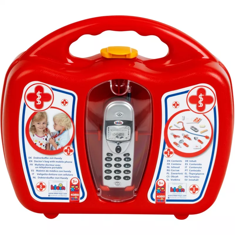 Gydytojo rinkinys su mobiliuoju telefonu