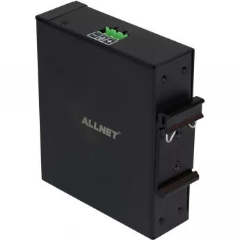 ALLNET ALL-PI2014-I-BT90 90W pramoninis gigabitinis PoE įpurškiklis, DIN metalinis korpusas