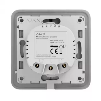 Sieninis išmanus šviesos jungiklis Ajax SMART HOME LIGHTCORE 1GANG model 52136