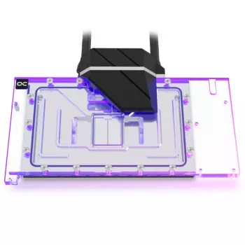 Vandens blokas Alphacool 14488 Akrilas Žalvaris Nailonas Juodas Skaidrus