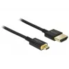 HDMI kabelis DeLOCK HDMI-A / HDMI Micro-D 2 m