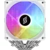 CPU aušintuvas Silentware Titan RGB White, dvibokštis oro aušintuvas, 265W TDP, 2×120mm PWM ARGB ventiliatoriai
