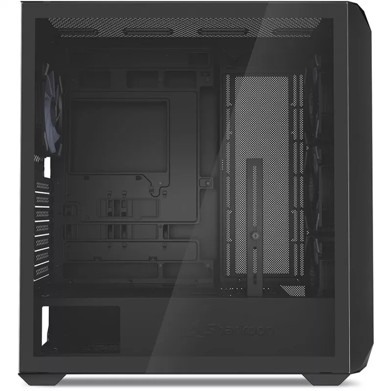 Sharkoon AK3 RGB Midi Tower Juoda