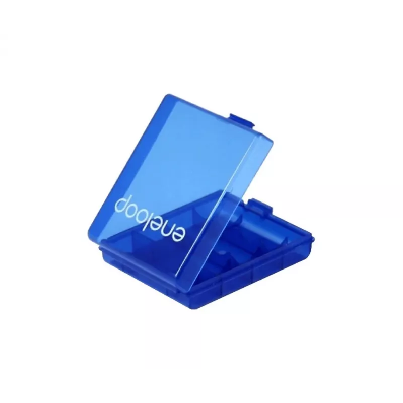 Įkraunamos baterijos PANASONIC ENELOOP AA 2000 mAh 4 vnt. su dėklu (BK-3MCDE/4CP+CASE)
