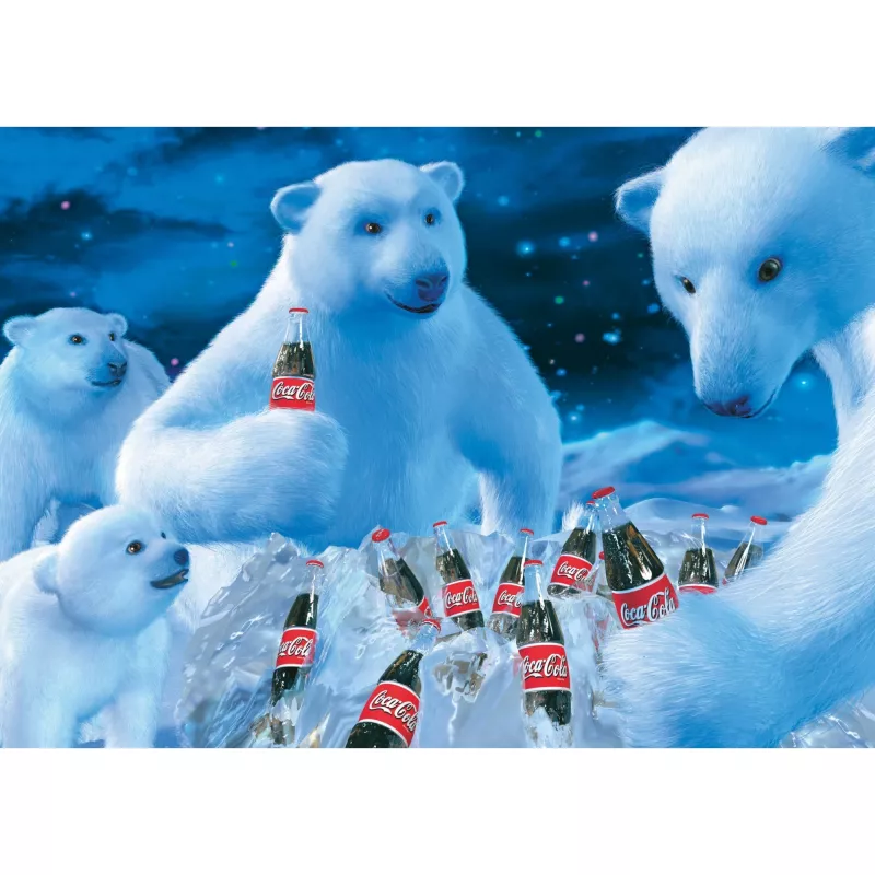 Coca-Cola - baltieji meškiukai, Dėlionė 1000 dalių