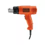 Šilumos pistoletas Black & Decker KX1650 — 1750 W, iki 600 °C, oro srautas 570–740 l/min, 2 m laidas, 600 g