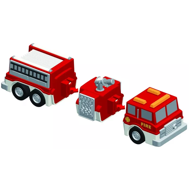 Transporto priemonių rinkinys Popular Playthings Mix or Match Vehicles Fire and Rescue