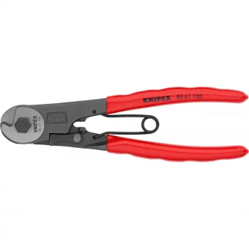 Knipex 95 61 150 kabelių presavimo replės, juoda, raudona, sidabrinė