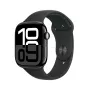Apple Watch Series 10 GPS 46mm Jet Black aliumininis korpusas su juodu sportiniu dirželiu M/L