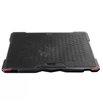 Tellur Cooling Pad Basic 17, 5 ventiliatoriai, LED, Juoda