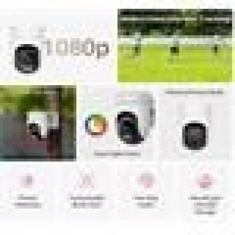 IP apsaugos kamera MERCUSYS MC500 1080p WDR Wi‑Fi lauko lemputė IP65 PoE/DC 2 krypčių garsas 340° pasukimas 9x optinis priartinimas