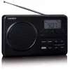 Nešiojamas radijo imtuvas Lenco MPR-035BK – FM/AM, maitinimas iš tinklo arba baterijų, 2,5 colio LCD, 20 FM išankstinių nustatymų, 3,5 mm išvestis