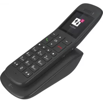 DECT belaidis telefonas Telekom Speedphone 32 su skambučio ID, juodas