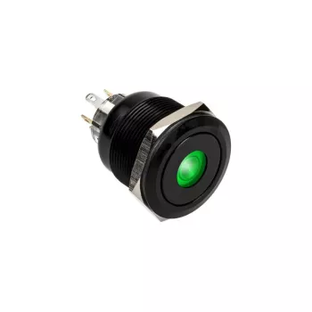 DimasTech Vandalismustaster 25mm Blackline Dot RGB (PD224) – vandalams atsparus mygtukas