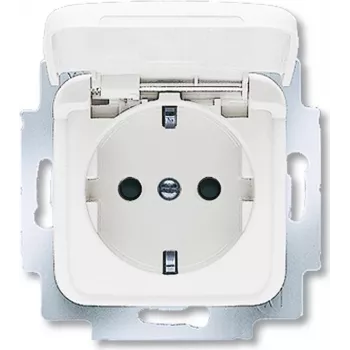BUSCH JAEGER 20 EUKB-214 – kištukinis lizdas CEE 7/3 2P+E 250 V 16 A baltas