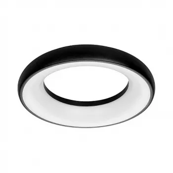 Synergy 21 LED apvalus lubinis šviestuvas Donut nw juodas 35W