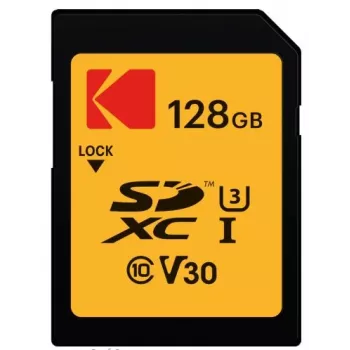 Kodak atminties kortelė 128GB SDXC UHS-I UHS Class 3 / Class10 650x (EKMSD128GXC10HPRK)