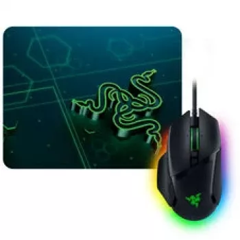 Žaidimų pelė ir nešiojamas pelės kilimėlis rinkinys Razer Basilisk V3 su Goliathus Mobile (juoda)