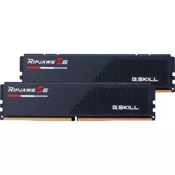 DIMM 48 GB DDR5-6000 (2x 24 GB) Dual-Kit, Arbeitsspeicher schwarz, F5-6000J4048F24GX2-RS5K, Ripjaws S5, INTEL XMP
