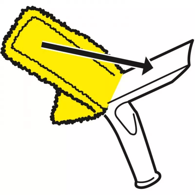Langų valymo priedas Karcher 2.633-130.0 — mikropluošto šluostės 275 mm (2 vnt.)