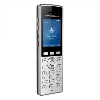 Grandstream Networks WP822 belaidis IP telefonas juodas, sidabrinis 2 linijos LCD Wi-Fi