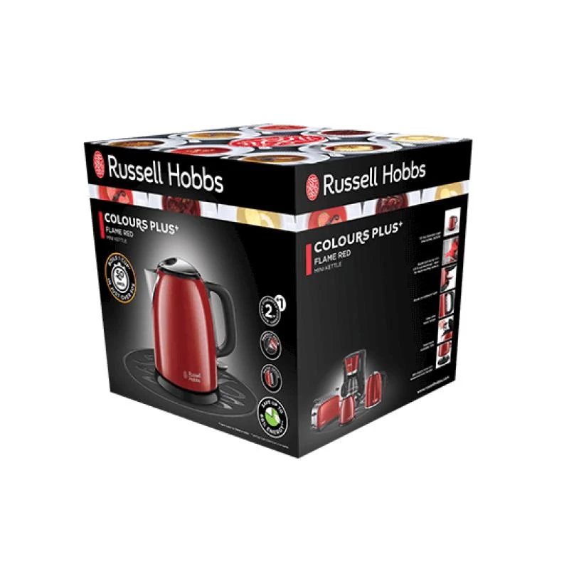 Elektrinis virdulys Russell Hobbs 1 L 2400 W Juodai Raudonas