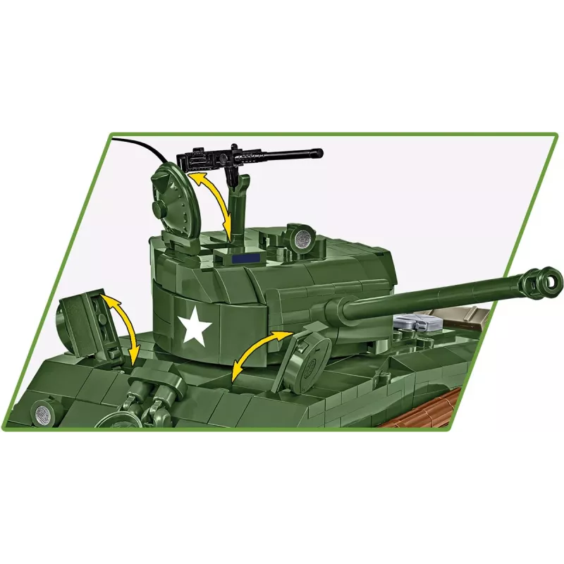 Konstruktorius Sherman M4A2E8, 865 kaladėlių