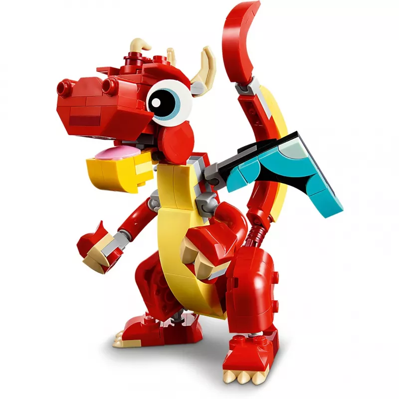 LEGO Creator 3in1 Raudonasis Drakonas – Žuvis – Feniksas 31145