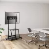 Mobilus stovas televizoriui MANHATTAN 1-ekranui 37–100 col. Juodas VESA 200x200–800x600 Maks. 150 kg