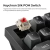 Belaidis klaviatūros rinkinys Q3 ULTRA/BLACK Q3U-M3 Keychron