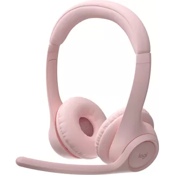 Logitech Zone 300 belaidės ausinės su mikrofonu, rožinės spalvos, 981-001412