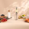Panardintuvas CECOTEC Power Mixer RetroYellow 1200MAX Cream&Crush, 1200 W, keli greičiai, tešlos kabliukai ir plaktuvai
