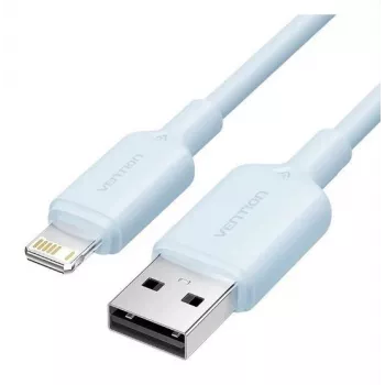 Lightning laidas Vention LAMSF 1 m USB-A į Lightning įkrovimui ir duomenų perdavimui
