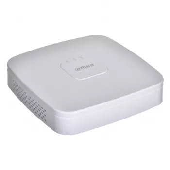 Tinklinis vaizdo registratorius DAHUA NVR2108-I2 — 8 kanalų NVR, 4096×2400 maks., SATA III iki 10 TB, 1U baltas