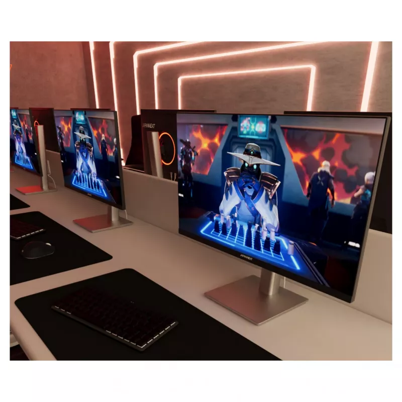 JAPANNEXT JN-I270FHD200F-HSP monitor 27 colių Full HD LED sidabrinis