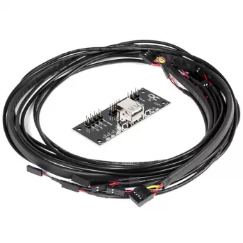 Vidinis maitinimo laidas Alphacool 25054 80 cm tiesūs jungtys