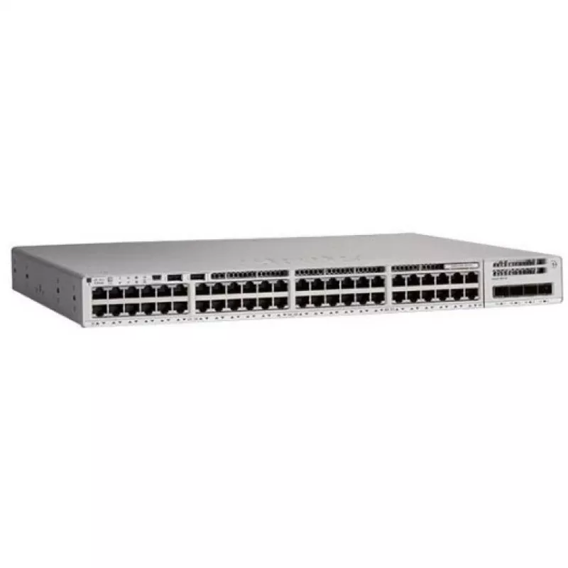 Cisco Catalyst 9200 - tinklo jungiklis - L3 valdomas 48 x 10/100/1000 - montuojamas į stelažą