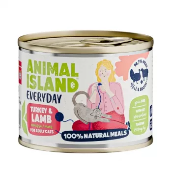ANIMAL ISLAND Everyday Turkey and lamb - šlapias kačių ėdalas - 200g