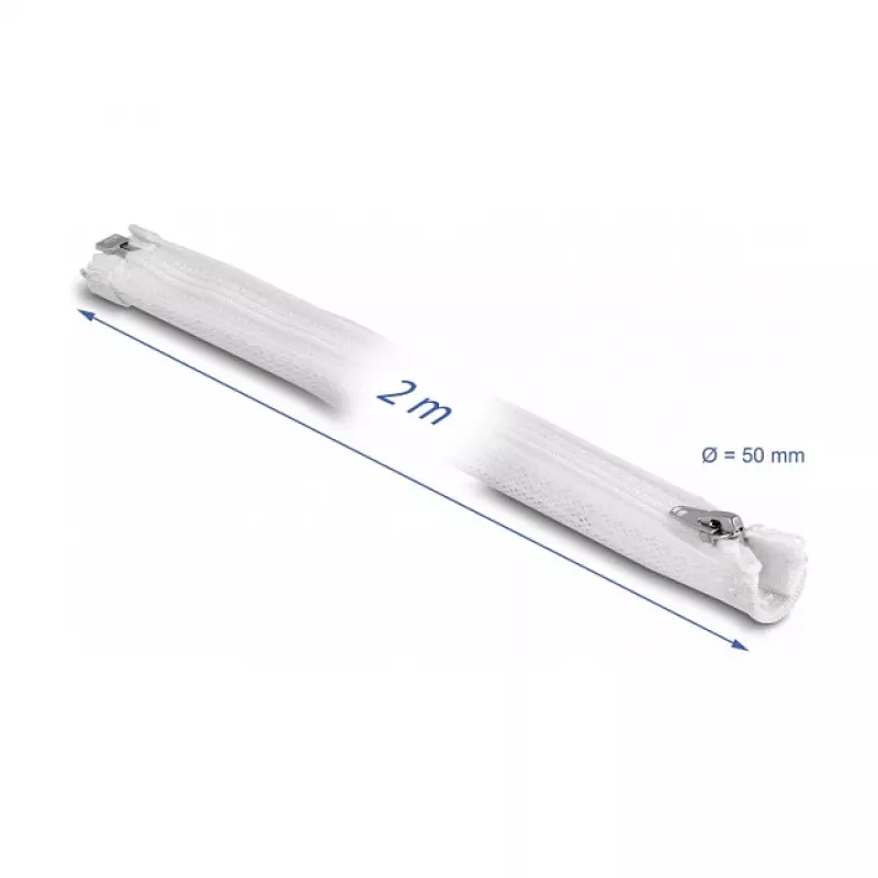 Pintas rankovas DeLOCK 20829 2 m x 50 mm baltas