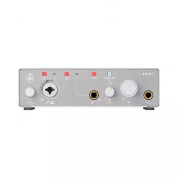 Garso sąsaja YAMAHA UR12MK3 White - kompaktiška 2 įėjimų / 2 išėjimų USB sąsaja
