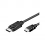 Good Connections Laidas DisplayPort 1.2 į HDMI - 24K Auksuotos kontaktinės detalės - OFC - juodas - 1m